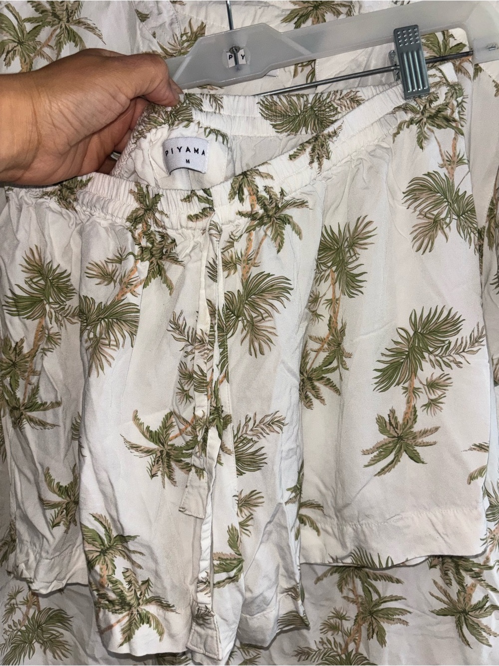 Piyama Maggie Pajama Set
Vintage Palm Tree Olive M - Picture 4 of 7